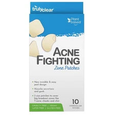 Large Acne Pimple Patches for Face & Body - 10 Count, Hydrocolloid Blemish & ...
