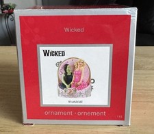 Wicked The Musical Glinda And Elphaba Carlton Cards Heirloom Ornament "Popular"