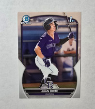 (ITEM D504) JUAN BRITO - 2023 BOWMAN CHROME #BCP77 (RC)