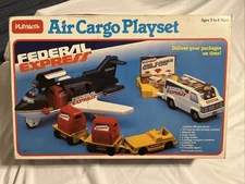 Complete 1984 PlaySkool Air Cargo Playset #295 Federal Express Vintage Toys’R’Us