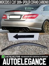 Mercedes E Klasse C207 W207 Heckspoiler Sul Motorhaube AMG Carbon Look