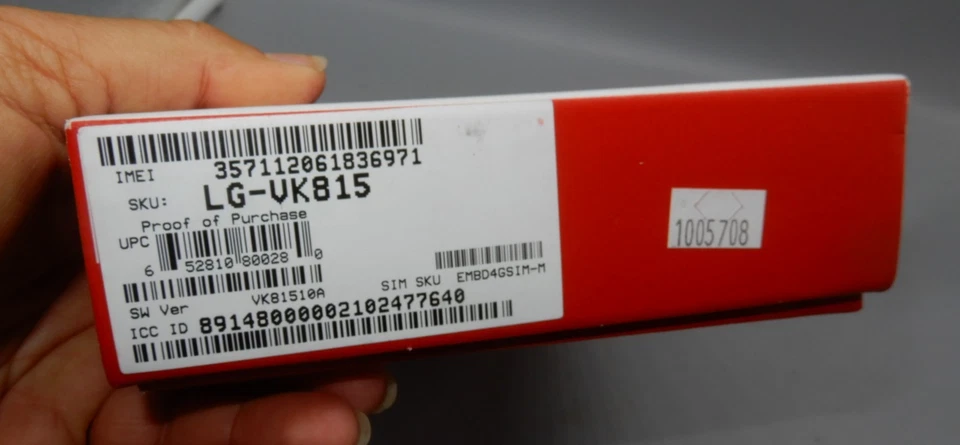 LG G Pad X8.3 HD tablet Verizon LTE + Wi-Fi new in box NIB 16GB LG-VK815 - Image 2 of 4