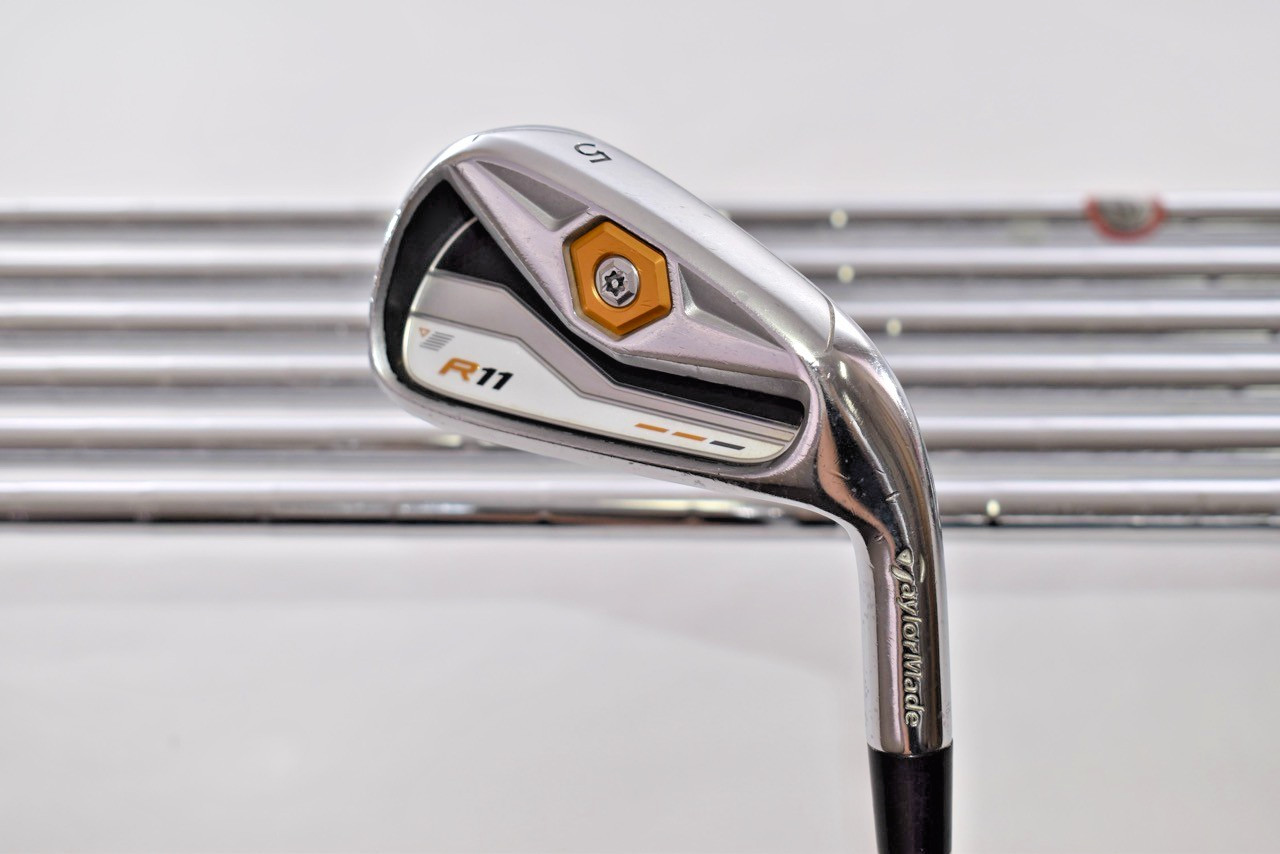 7pcs TaylorMade R11 Iron set 5-6-7-8-9-PW-AW Flex Stiff N.S.