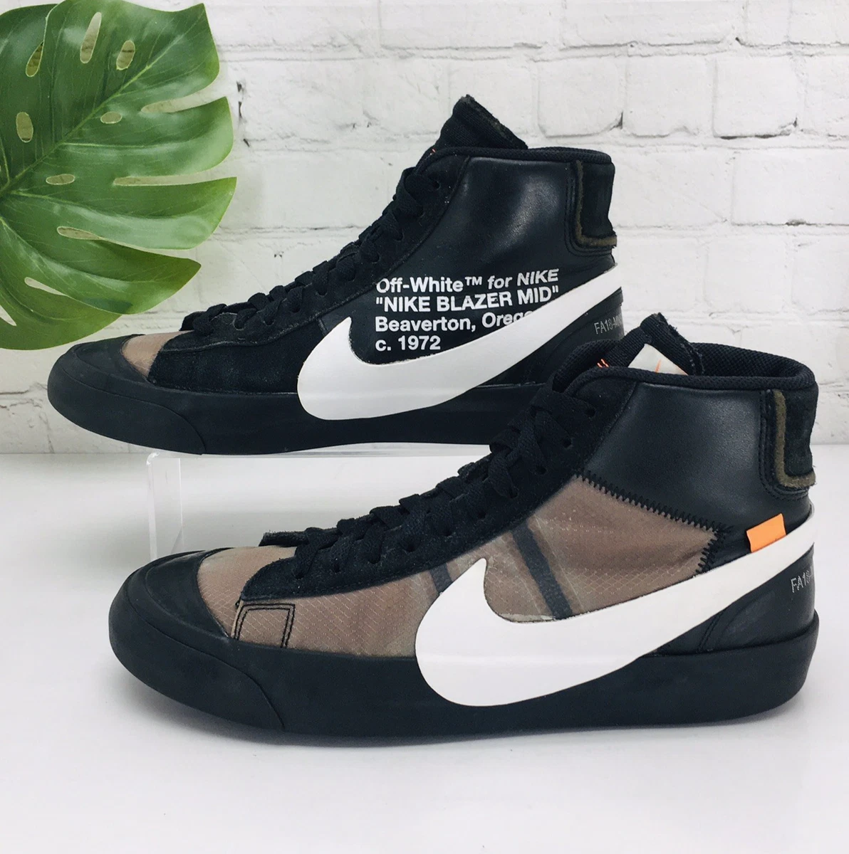 Preços baixos em Nike Off-White x Blazer Low Black | eBay