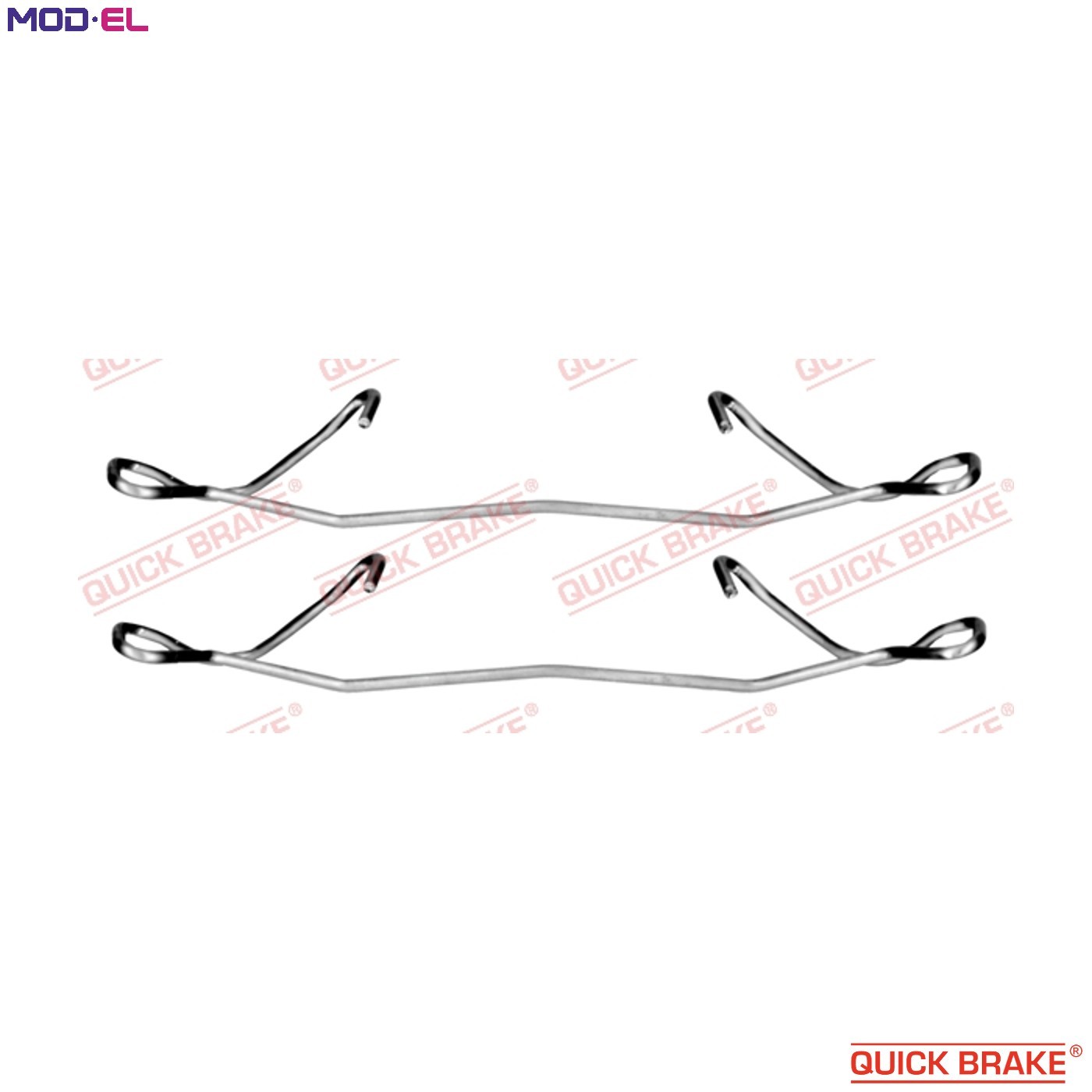 ACCESSORY KIT DISC BRAKE PAD 109-1180 FOR FIAT 176B1.000/B4.000 1.2L 4cyl PUNTO