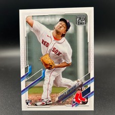 2021 Topps Update #US117 HIROKAZU SAWAMURA (RC)- Rookie Card Red Sox. rookie card picture