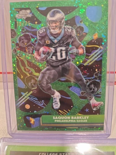 2025 Topps Cosmic Chrome Saquon Barkley Base (RAW)