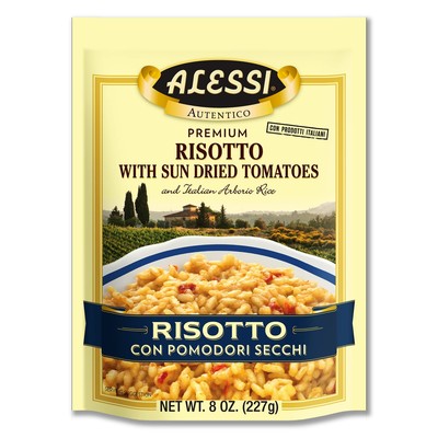 Alessi Autentico, Premium Seasoned Risotto, Italian Arborio Rice, Easy to