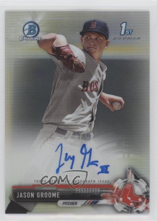 2017 Bowman Chrome Prospect Refractor /499 Jay Groome Jason #CPA-JG Auto 2a9