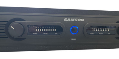 SAMSON Servo 200 2-Channel 200W Class A/B Rackmount Power Amplifier