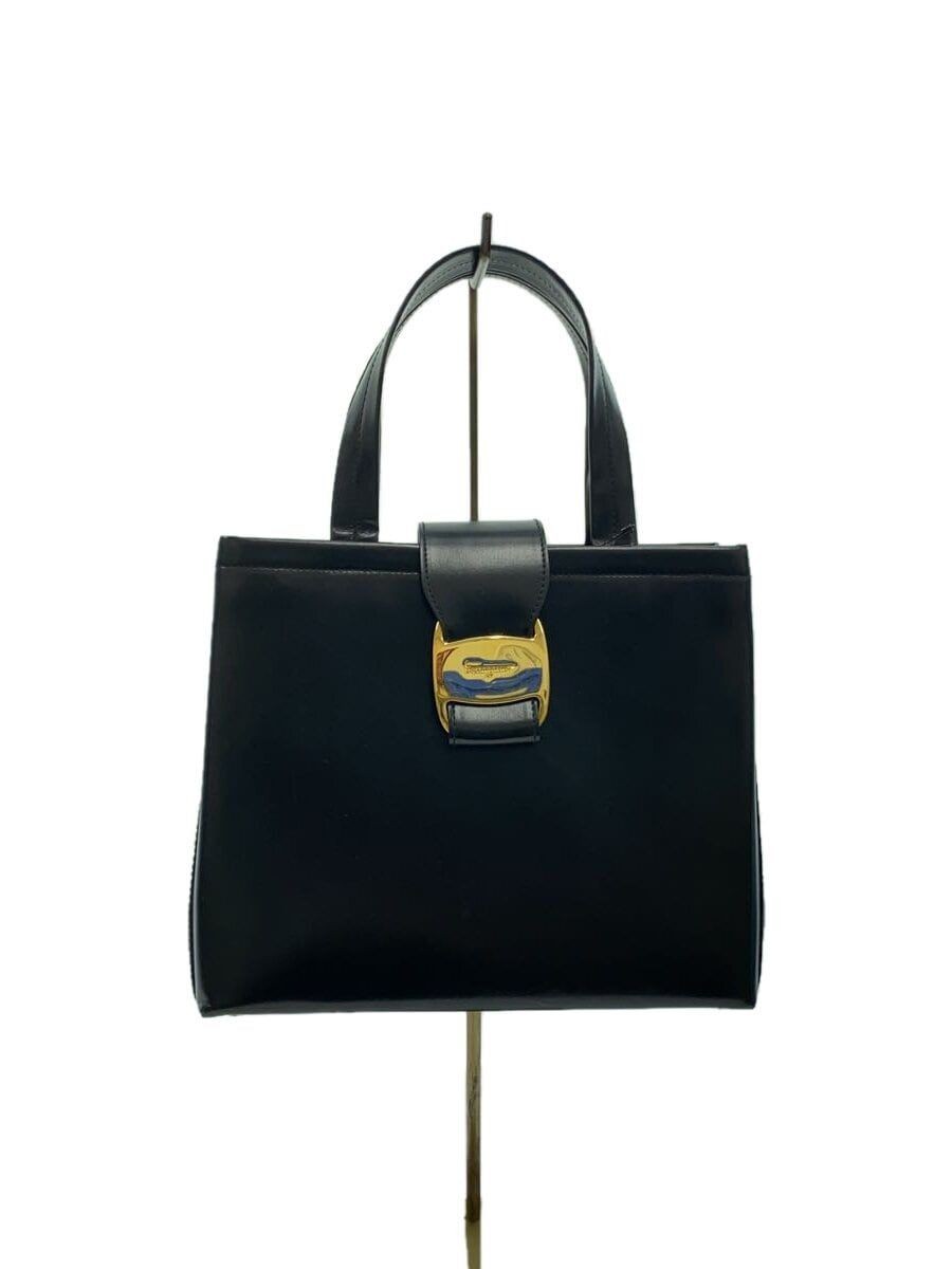【ラスト1点】Salvatore Ferragamo ブラックハンドバッグ FERRAGAMO フェラガモ Salvatore Ferragamo バッグ ハンドバッグ
