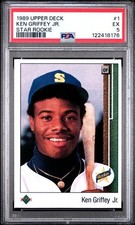 1989 Upper Deck Baseball Star Rookie - Ken Griffey Jr #1 (RC) PSA 5
