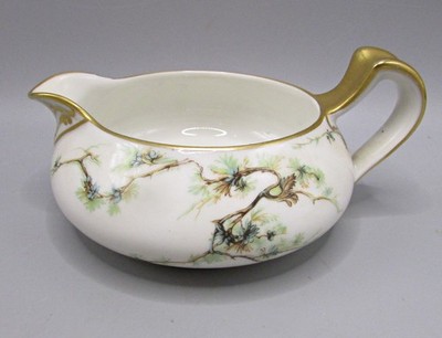 Haviland Creamer - Schleiger 432 - Pine Boughs - Asian Influence