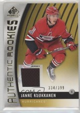 2017 SP Game Used Authentic Rookies Gold Jersey 334/399 Janne Kuokkanen #92 0tf