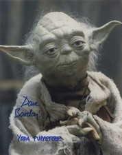 DAVE BARCLAY - Yoda Puppeteer - Star Wars GENUINE SIGNED PHOTO