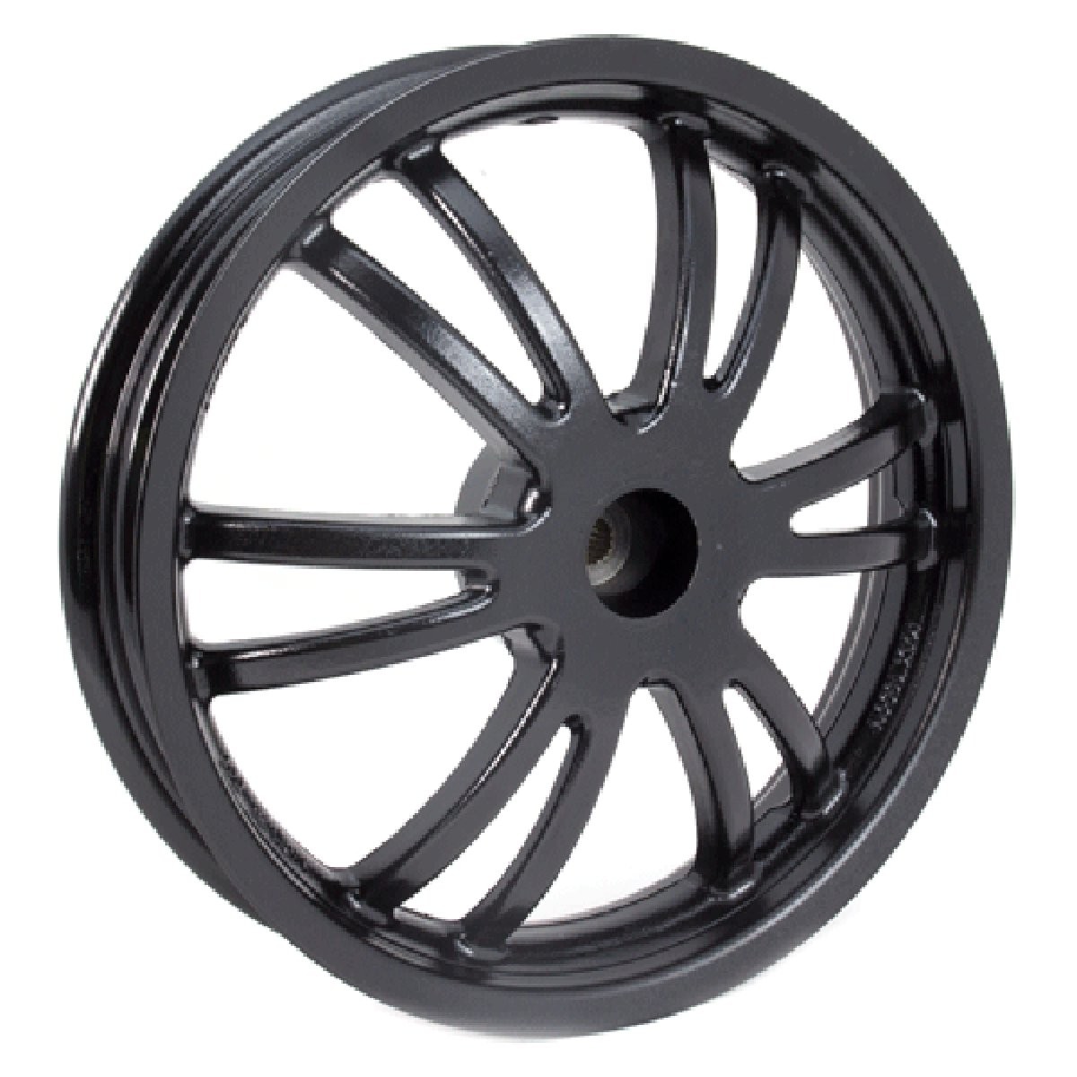 Rear Wheel Black 14 x 2.75inch for LJ125T-16, CITY125 Gravity Cast Steel Scooter