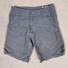 KUHL Shorts Mens 30 Ramblr Vintage Patina Hiking Outdoor Blue 10? Inseam