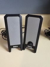 Genuine Dell A225 USB Powered Multimedia Computer Speakers TESTED Video hear