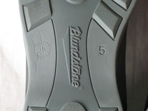 Blundstone Classic Chelsea Boots UK 5 Women USA Sz 7-8 Rustic Black-Gray Leather - Picture 16 of 22