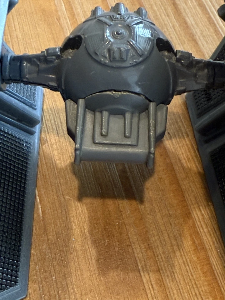 Vintage 1979 Kenner Die Cast Star Wars Darth Vader Tie Fighter Mini NICE  - Image 3 of 4