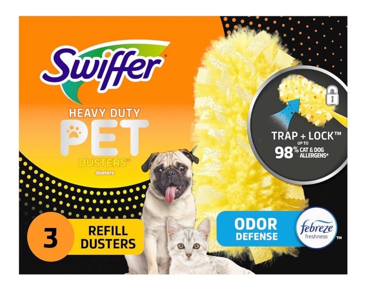 Swiffer Duster Multi Surface Pet Heavy Duty Refills w Febree