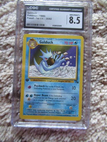 Golduck (1st Edition) graded CGC 8.5 for sale on eBay