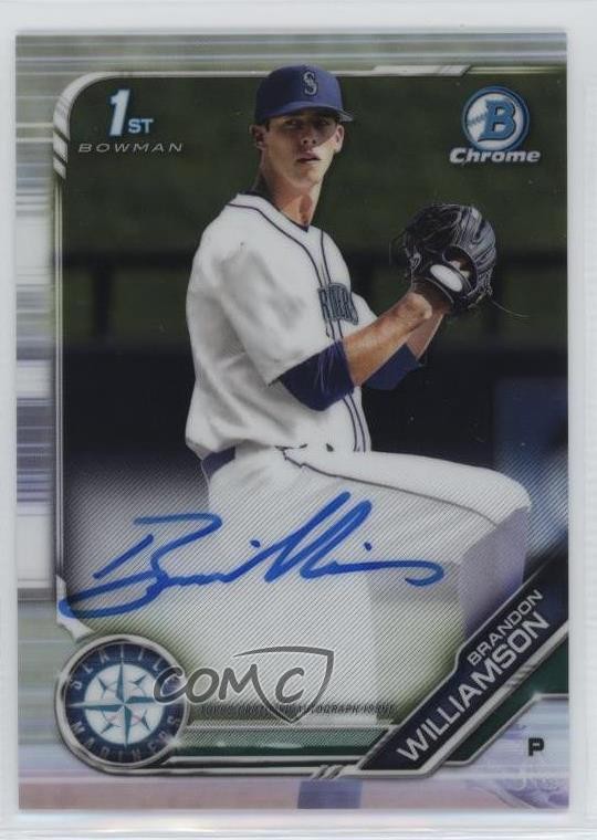 2019 Bowman Draft Chrome Draft Pick Auto Brandon Williamson #CDA-BWI Auto 0p10