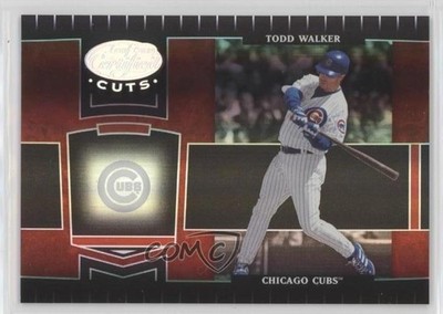 2004 Leaf Certified Cuts Marble Red 41/100 Todd Walker #48 0af