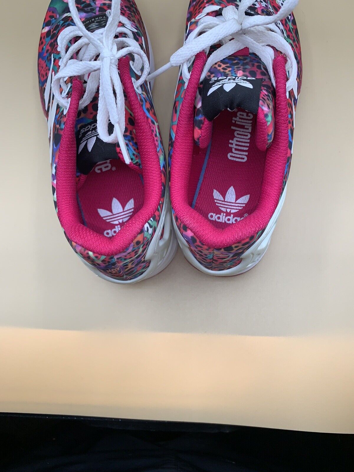 adidas | Torsion ZX FLUX Pink Party Animal Print Shoes WMNs 5.5 4 