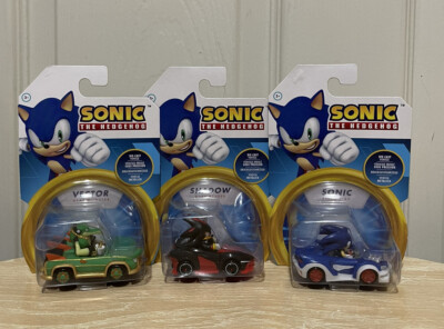Sonic The Hedgehog VECTOR SONIC SHADOW Die-Cast Vehicle Team Car Racing NEW