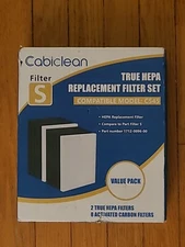Cabiclean Filter S 8+2 True Hepa Replacement Filter Set - C545 Compatible 