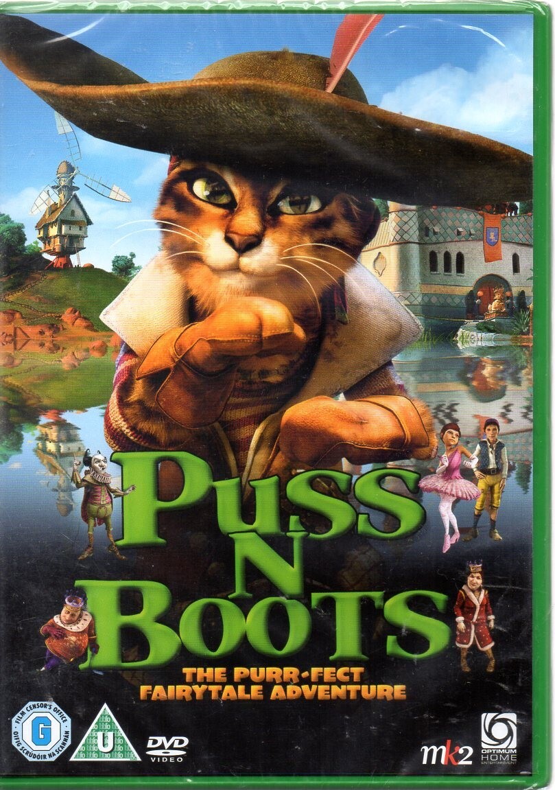 Puss N Boots DVD - Region 2 - New & Sealed