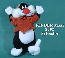 Kinder Maxi Italie 2002, peluche Looney Tunes, Sylvestre trappeur