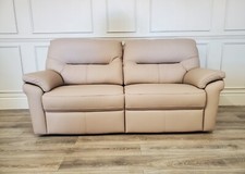G PLAN SEATTLE 3 SEATER SOFA WITH POWER RECLINERS, POWER LUMBER! (RRP £5446!)