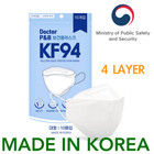 30x KF94 White Adult Face Mask Protective 4 Layer 3D Filter Made in Korea K-94