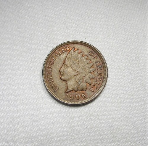 1906 RPD Indian Cent CH UNC Brown Coin AI091 - 第 1/3 張圖片