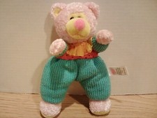Sugar Loaf 10 Inch Pink / Yellow Bear with Blue Outfit. EXCELLENT CONDITION