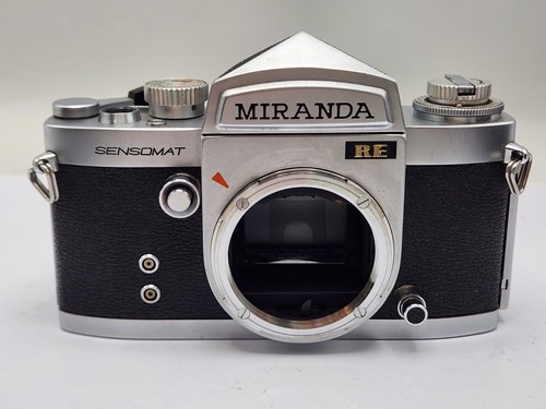 Miranda Sensomat RE 35mm Film Camera Body & Case - Chrome *READ* - Picture 2 of 12