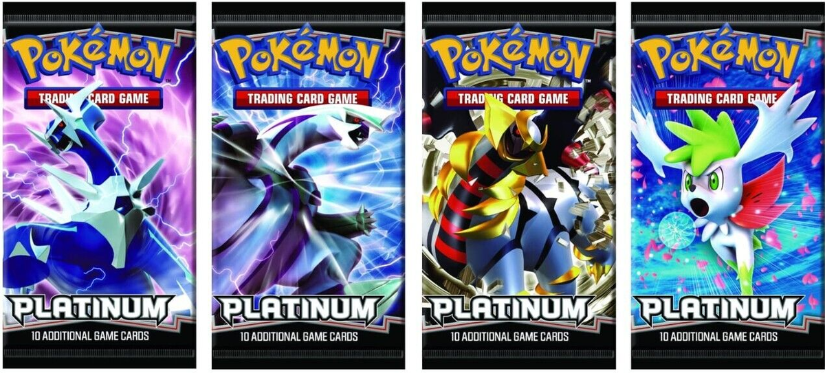 2009 Pokemon Card Game (TCG) - Platinum Base Set - Empty Booster Pack Wrappers 2009 Pokemon Card Game (TCG) - Platinum Base Set - Empty Booster Pack Wrappers