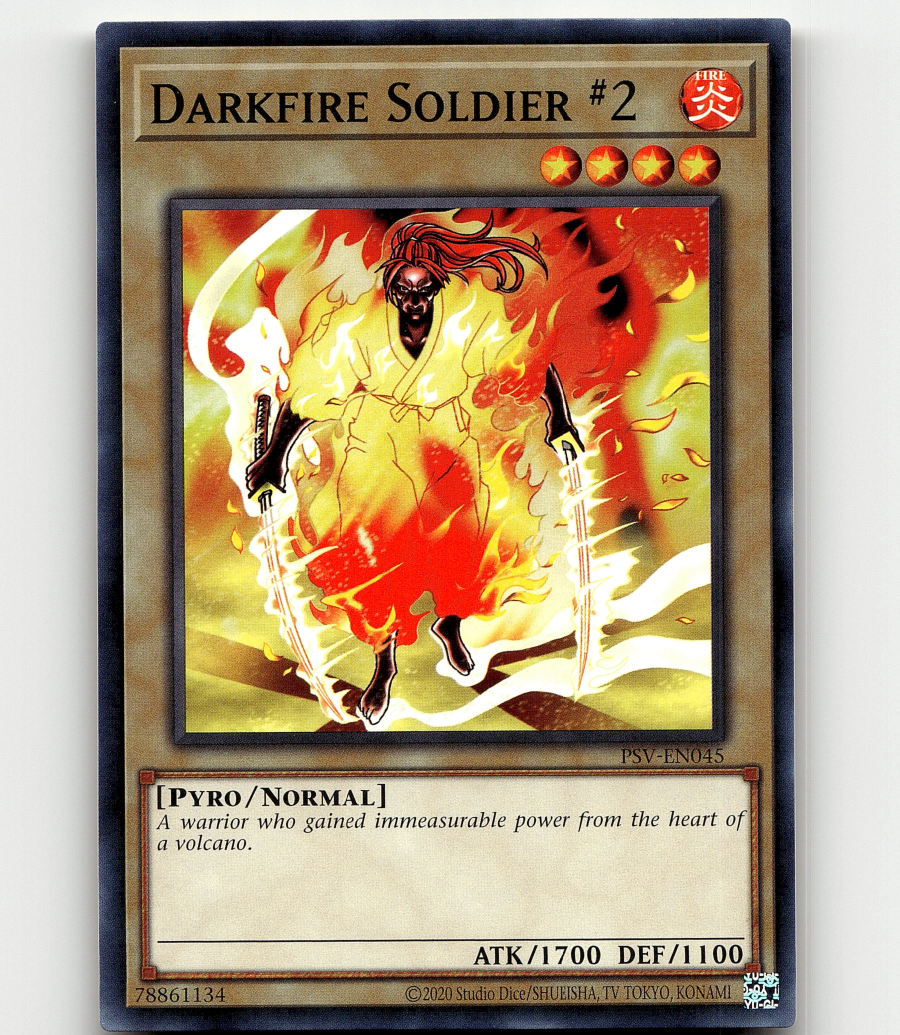 Yugioh - Darkfire Soldier #2 - Pharaoh's Servant 25th Anniv. | eBay