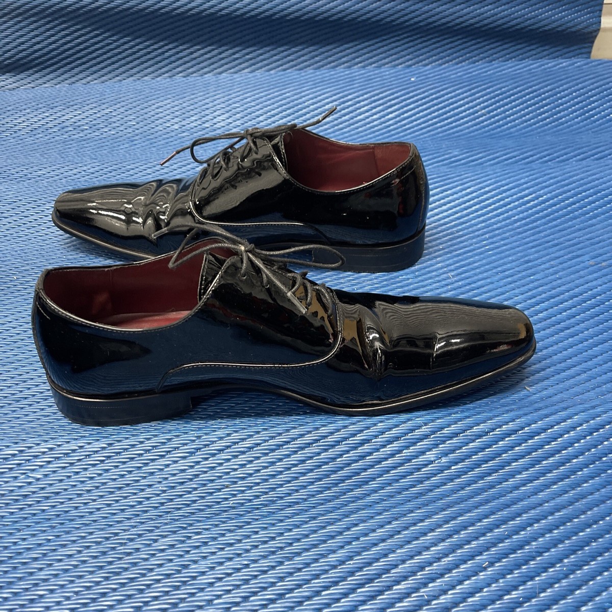 Boss Hugo Boss Vero Cuoio Black Oxfords Sleek Leather Design.8. Italy BOSS Hugo Boss Vero Cuoio Mens Black Leather Plain Toe  main image 4