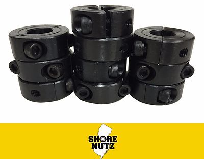 Stainless Steel Body 2 1/2 In Diameter Butterfly Valves 10) 1/2" DOUBLE SPLIT STEEL SHAFT COLLAR BLACK OXIDE SC50D SC050D 2 In Shaft Pump Shaft Seals