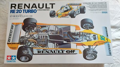 Tamiya 1/12 Renault RE-20 Turbo w/Photo-Etched Parts F1 Model Car