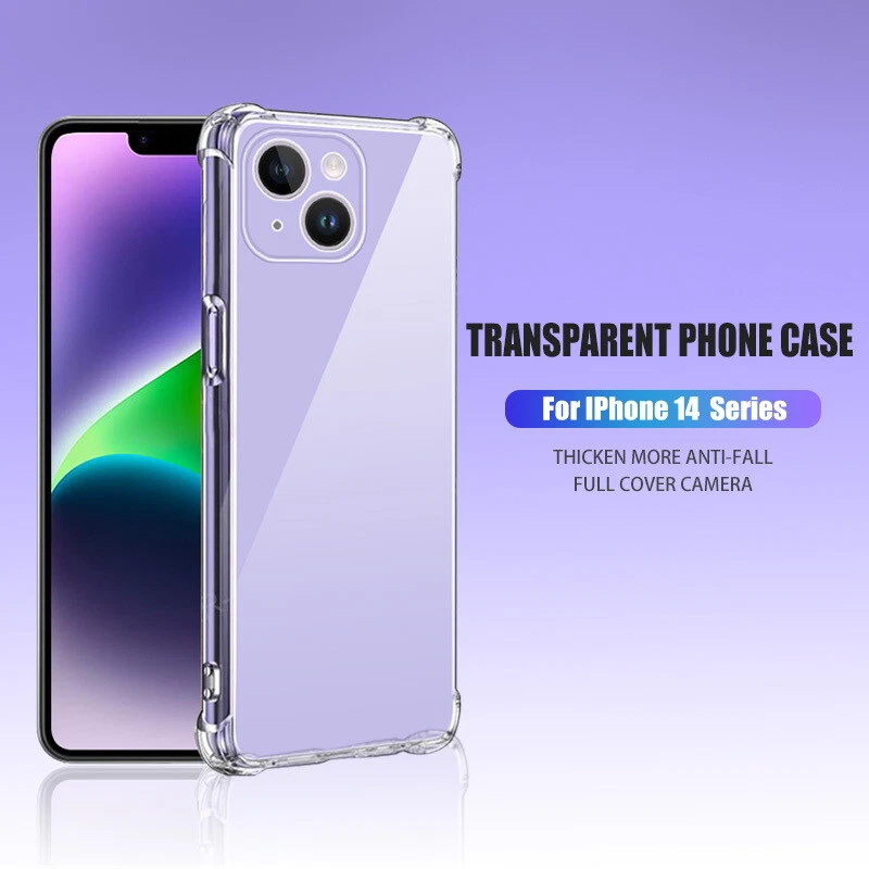 Funda para iPhone 14 13 12 11 15 Pro MAX Mini XS XR 8 Cubierta Cristal Protector Pantalla Foto 4 de 4