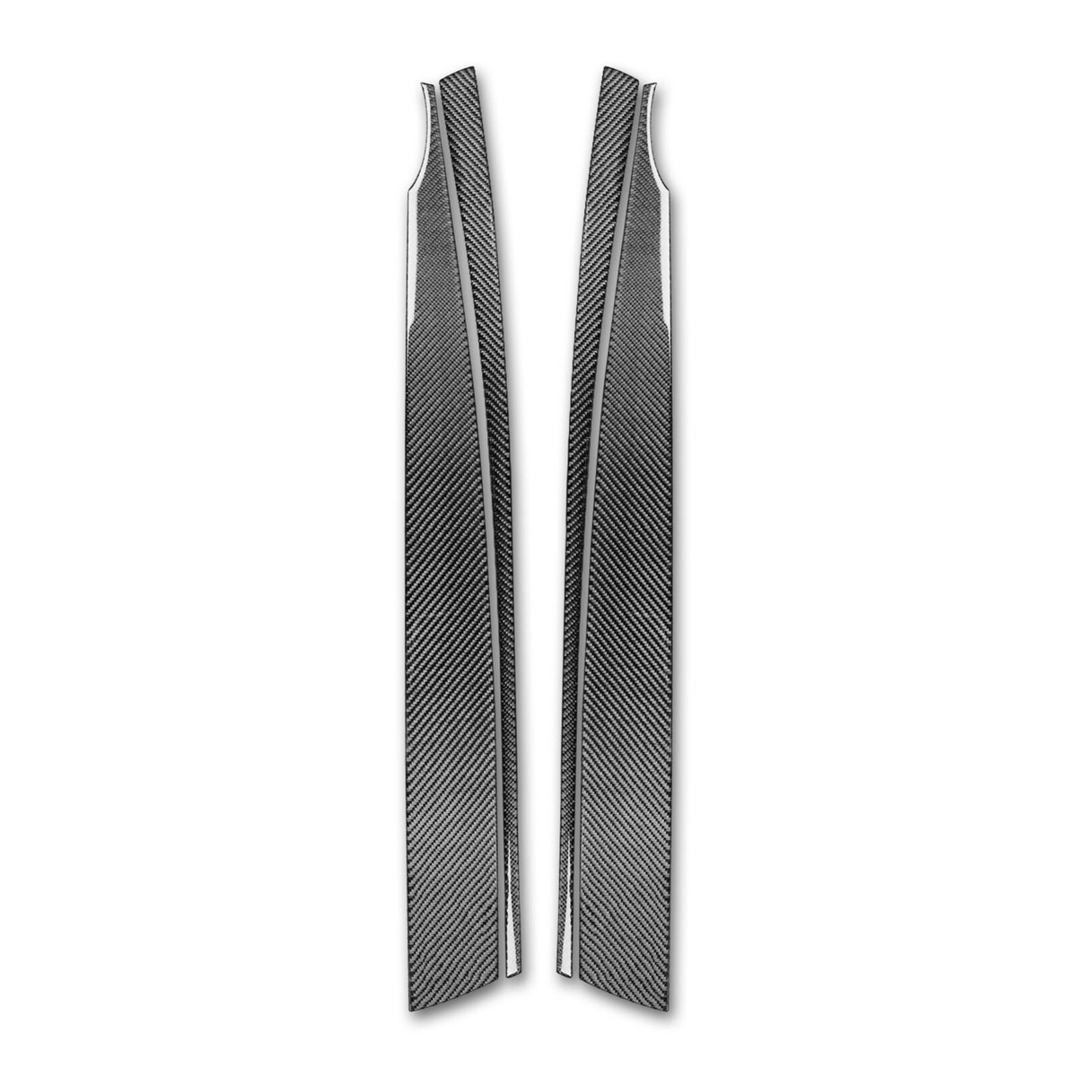 4-Piece Real Carbon Fiber Door Panel Cover Strips – Fits BMW Z4 E85 (2003–2008)