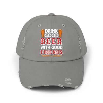 Drink Good Beet With Good Friends - Unisex Distressed Cap