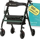 Helavo Bariatric Walker with Large, Height-Adjustable Seat