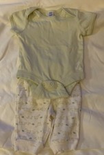 Baby Boy Outfit- Green Ducks