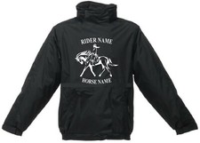 Personalised Regatta Horse Jacket Equestrian Rider Waterproof Gift Bomber Coat