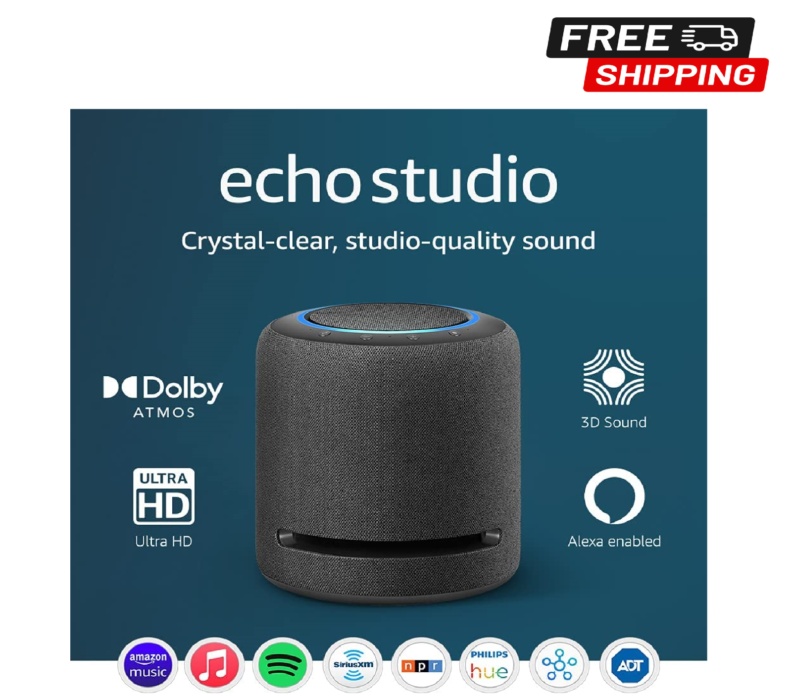 ガ*グ様 新品・未開封 Amazon Echo Studio スピーカー ☆新品・未開封☆Echo Studio Hi-Fiスマートスピーカーwith 3D
